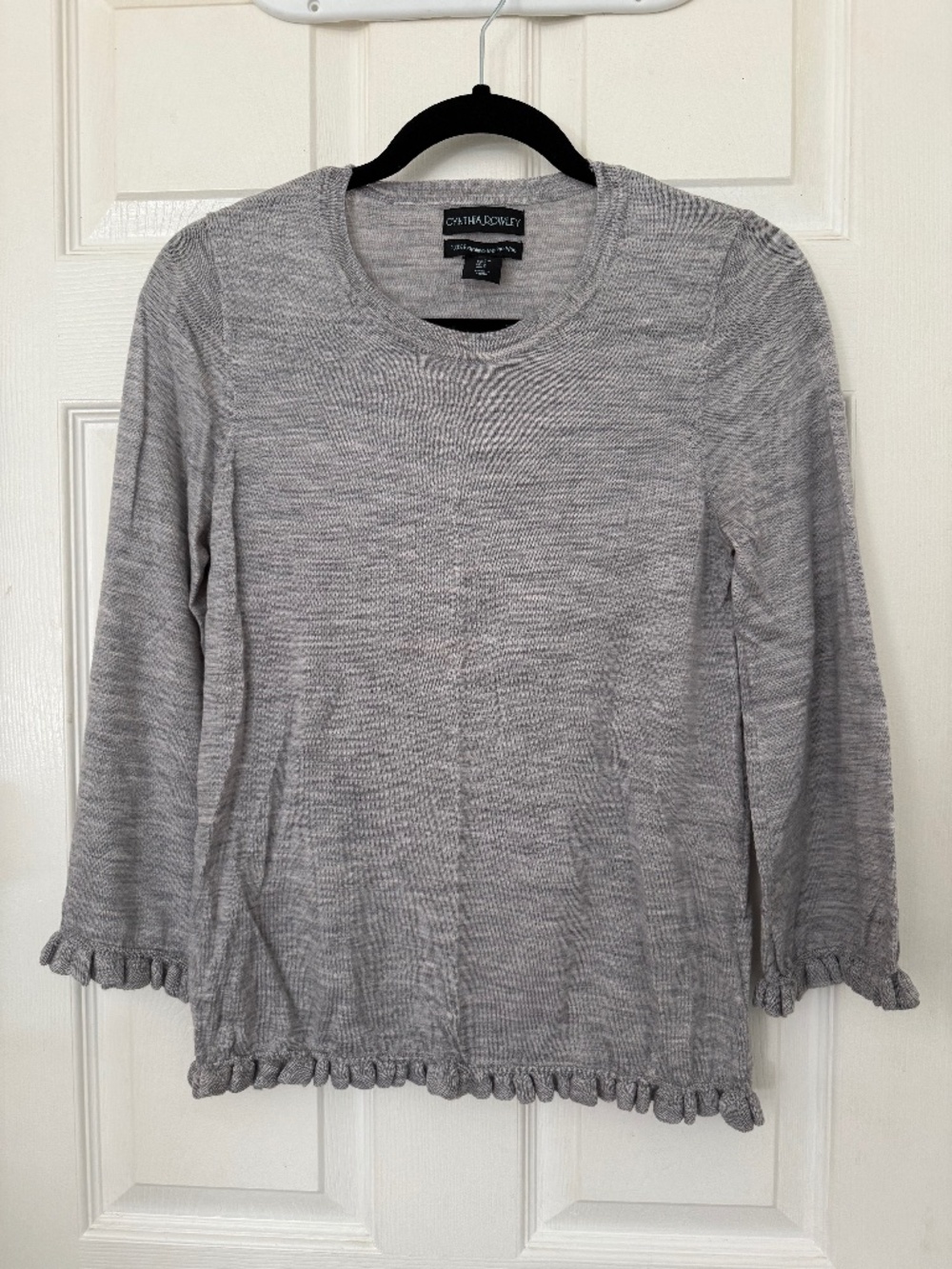 Cynthia Rowley Merino Sweater Top